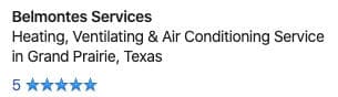 Belmontes Services rating screenshot